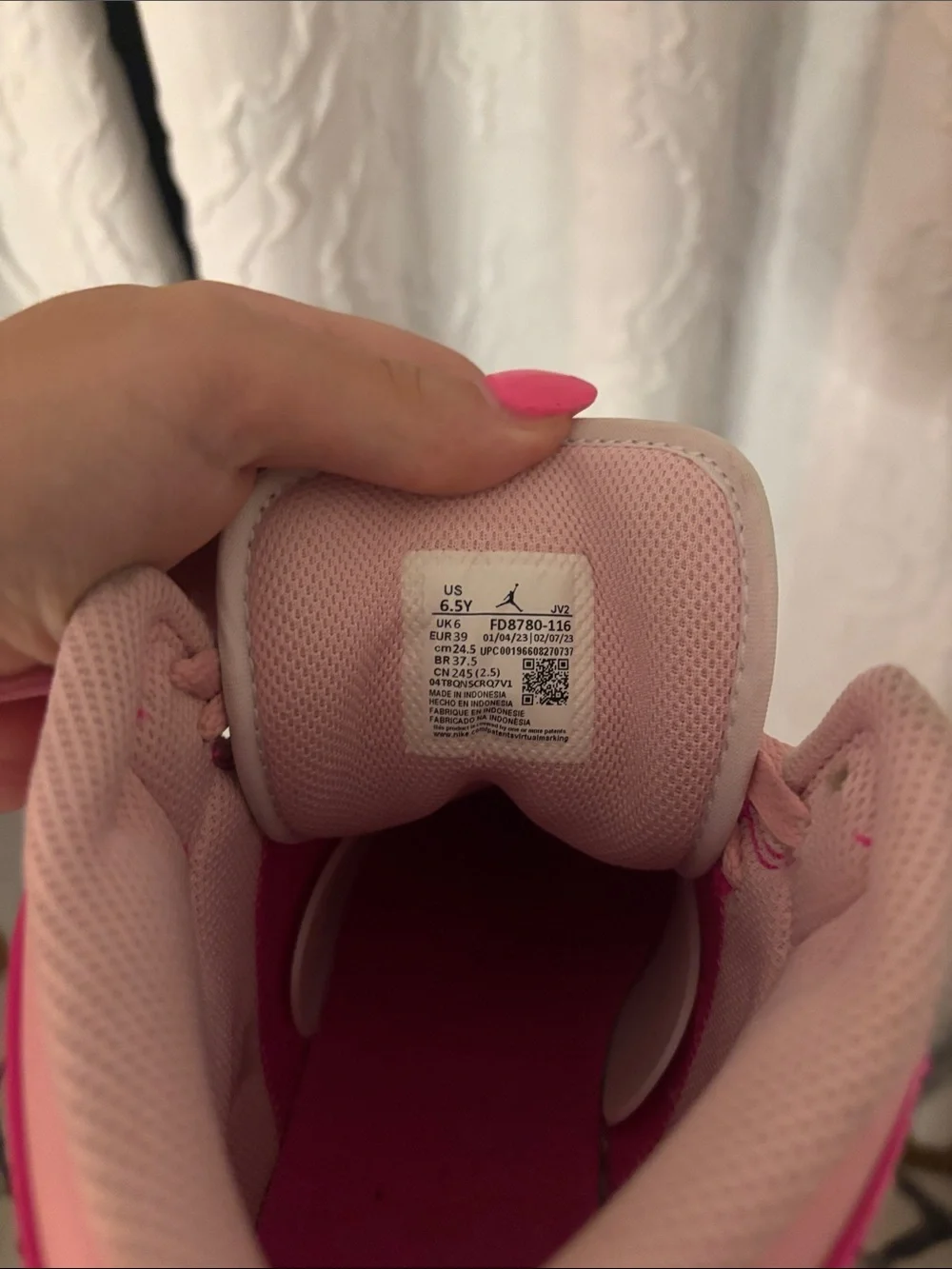 Women's Pink High-Top Sneakers